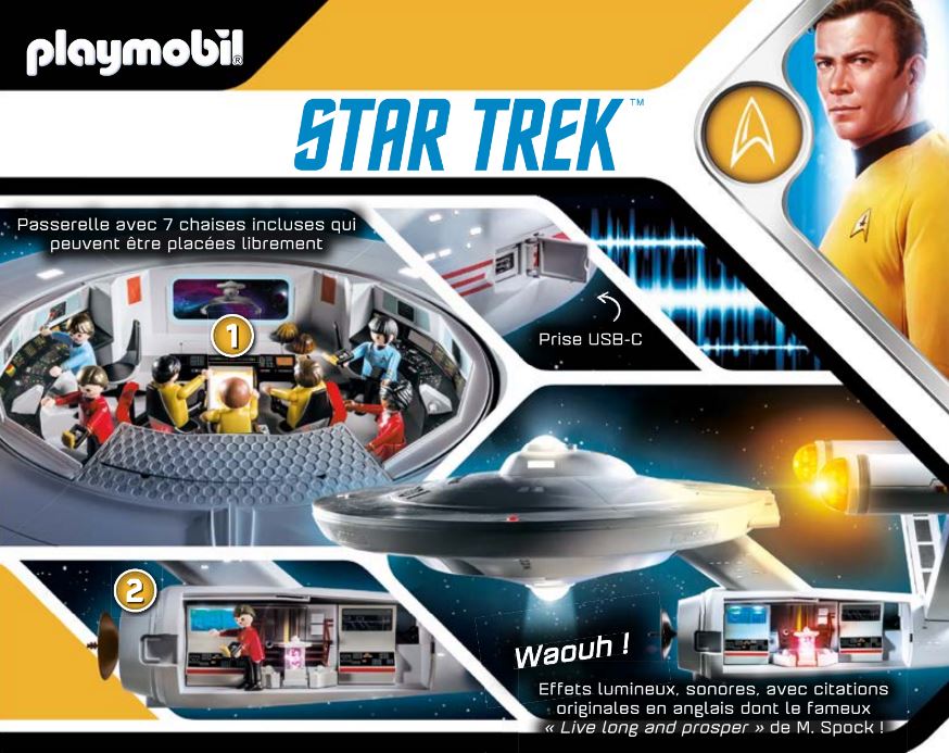 Inédit STAR TREK débarque chez PLAYMOBIL avec un set de folie