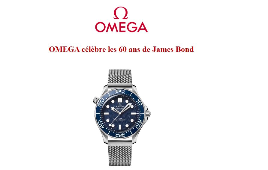 James Bond et Omega, c'est un mariage à vie!» - Le Matin