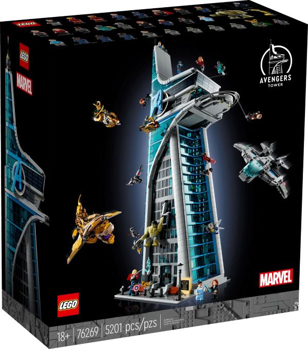 LEGO® - La tour des Avengers, la plus grande construction LEGO Marvel -  Movie Objects